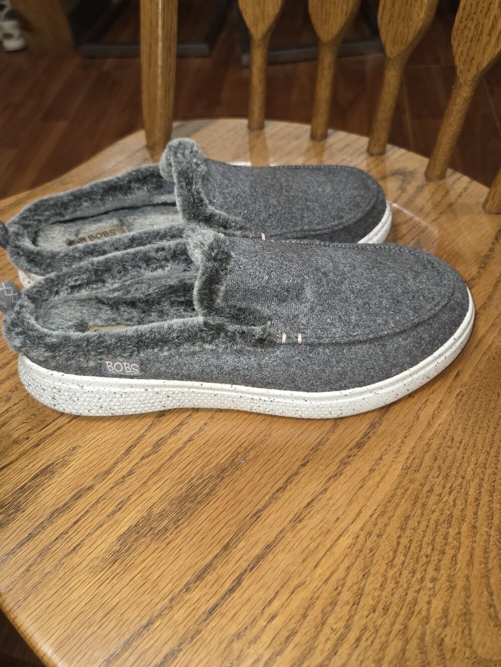 BOBS from Skechers Skipper - Wild Wooly Slipper Shoes..8
